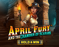 April Fury And The Chamber Of Scarabs - Hold & Win April Fury And The Chamber Of Scarabs - Hold & Win